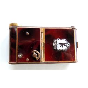 Bakelite Minaudière Envelope, Cigarette Case, Lipstick Powder And Music, 20th Century