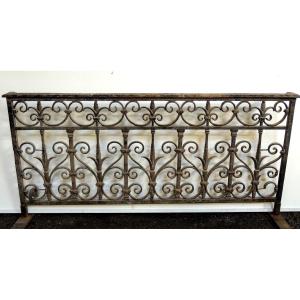 Wrought Iron Railing, Balustrade, And Window Sill In The Louis XIV Style Of The 18th Century
