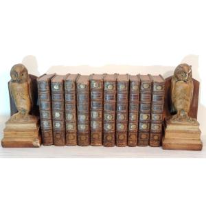 Natural History Of Birds, 10 Volumes, Published In Paris By The Royal Printing House, By M. Buffon, 18th Century