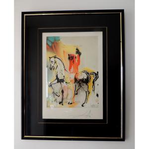 Salvador Dali (1904-1989), Lithograph "the Dalinian Horses", 190/250, 20th Century