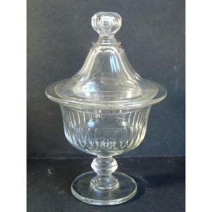 Cut Crystal Candy Dish Early 20th Century