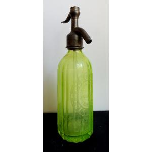 Ouraline Siphon For Seltzer, Glaciére J. Castagnéde à Mimizan Cote d'Argent, 20 ème