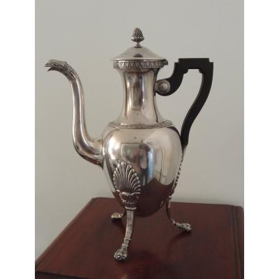 Empire Style Jug In Silver Metal "