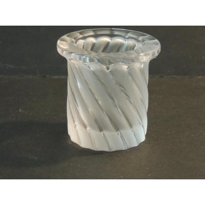 Lalique France Vase, Small Pot