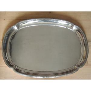 Christofle, Large Dish In Silver Metal, XXth