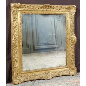Regency Mirror In Golden Wood