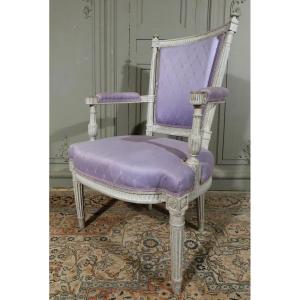 Louis XVI Dlg Period Armchair By G. Jacob
