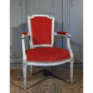 Louis XVI Period Cabriolet Armchair