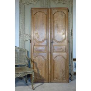 Oak Cupboard Doors Louis XIV Period