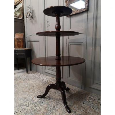 Mute Servant In Solid Mahogany. Period End XVIIIth