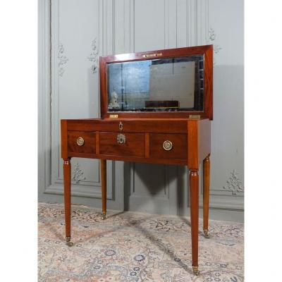 Louis XVI Period Dressing Table In Mahogany