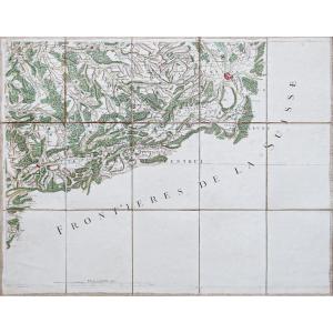 Old Map Of Porrentruy And Basel – Cassini