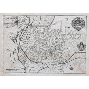 Old Plan Of Bourges