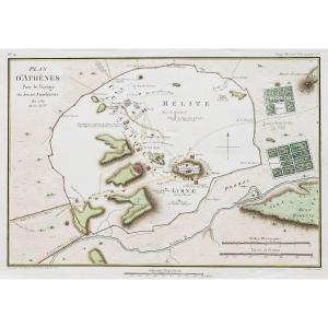 Ancient Map Of Athens