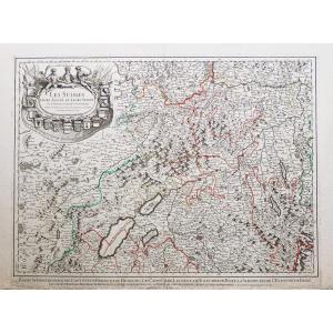 Old Map Of Switzerland