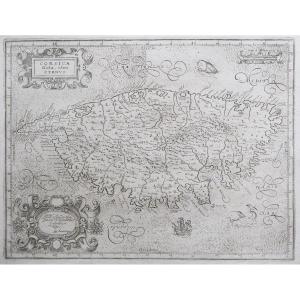 Old Map Of Corsica