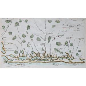 Old Marine Chart Of Mimizan - Boucaut - The Landes