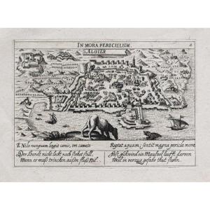 Old Engraving Of Algiers