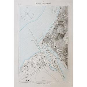 Old Nautical Chart – Port Of Trouville