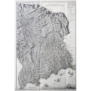 Map Of Povence - Menton – Monaco – Nice