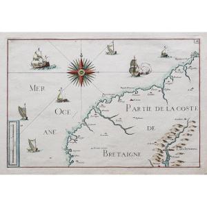 Marine Chart From Tremazan To Pont-christ – Landerneau