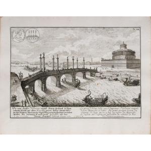 Gravure du Pont Saint-Ange – Rome