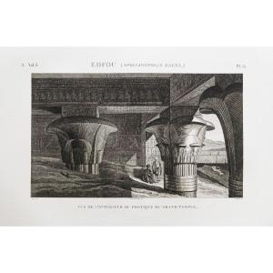 Old Engraving – Edfu Egypt 