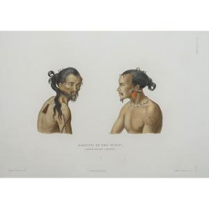 Old Engraving Of The Caroline Islands