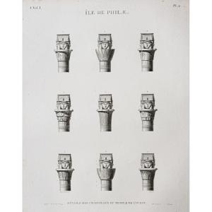 Antique Print Original Philae