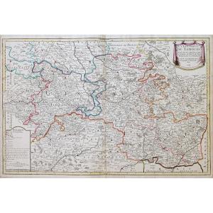 Old Map Of The Generality Of Limoges - Auvergne