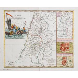 Ancient Map Of Judea Under Herodotus