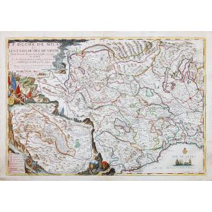 Old Geographical Map – Savoie - Alps