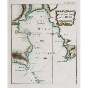 Old Nautical Chart Of Ajaccio – La Hiace - Corse