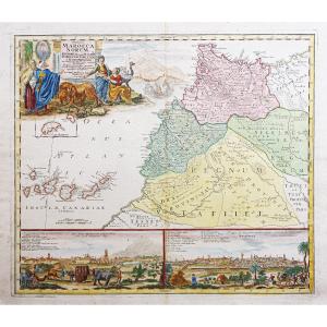 Old Map Of Morocco – Marrakech