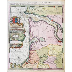 Nautical Chart Of The Bordeaux River