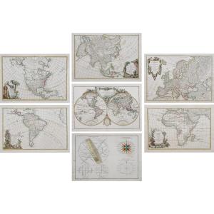 Old Maps Of The Continents And The World
