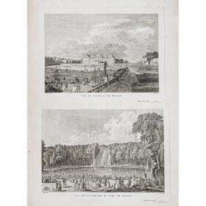 Antique Engraving Of Sceaux