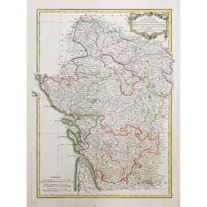 Geographical Map – Anjou – Touraine