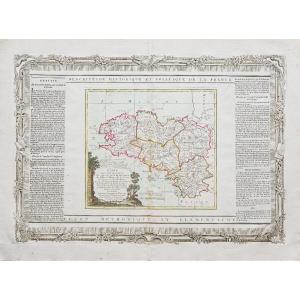 Old Map Of Brittany