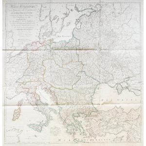 Old Map Of The Theater Of Wars