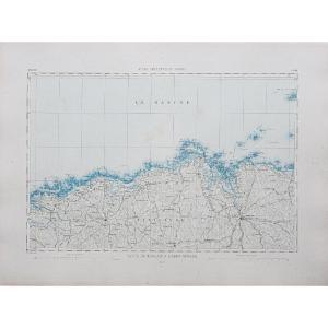 Old Map – Morlaix To Aber-wrac'h