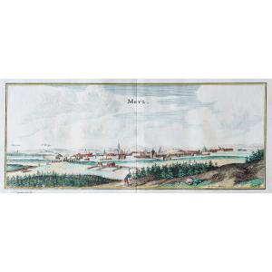 Antique Engraving Of Metz