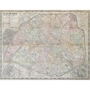 Large Map Of Paris