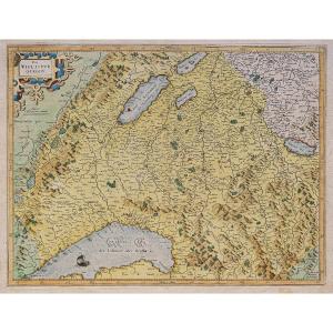 Old Map Of Switzerland