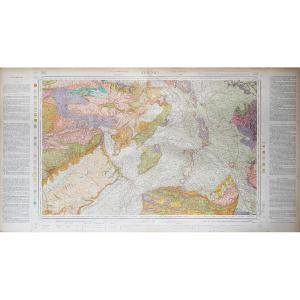 Geological Map Of The Area Around Avignon