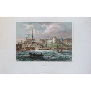 Old Engraving Of Brest