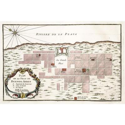 Buenos - Aires - Original Antique Map