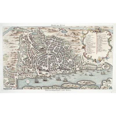Gravure Ancienne De Goa - Antique Original Engraving