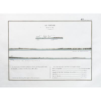 Carte Géographique Ancienne – Le Cornard – La Rochelle 