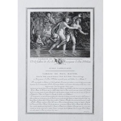 Original Antique Engraving - Mythologie